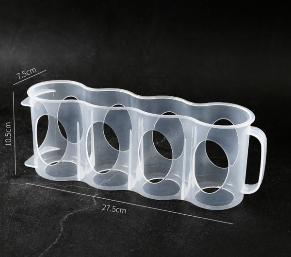四格罐裝飲品收納盒  Fridge Cans Storage Rack Beer Soft Drink Organizer