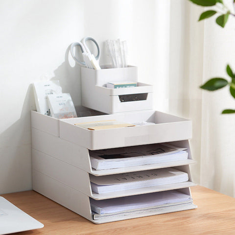 自組合式A4文件收納架 DIY Desk Organizer
