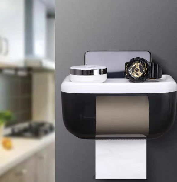 浴室必備 多功能 大容量 防水紙巾盒 Large Capacity Toilet roll Holders Waterproof Tissue Box
