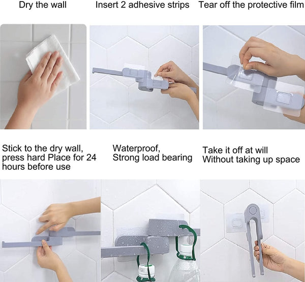 【旋轉式】 衣架收納神器 衣架掛 毛巾架 wall mounted Clothes Hanger Storage