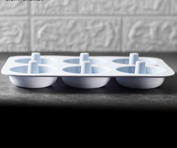 六連 甜甜圈模 矽膠冬甩模 烘焙 中空蛋糕模 沙翁模 Silicone Donut Pan, Silicone Doughnut Baking Mold Donut Mold