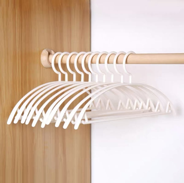 寬肩無痕防滑膠衣架 Plastic Clothes Hangers