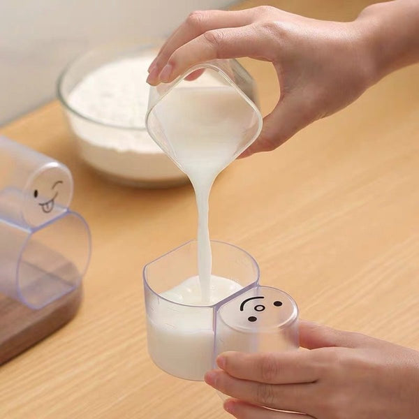 二合一带刻度量杯 盛米杯 液體量杯 2IN1 Rice Cooker Measuring Cup with scale Shengmi CupLiquid measuring cup
