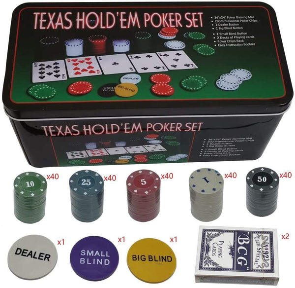 德州撲克套裝 Texas Holdem Poker Game Set