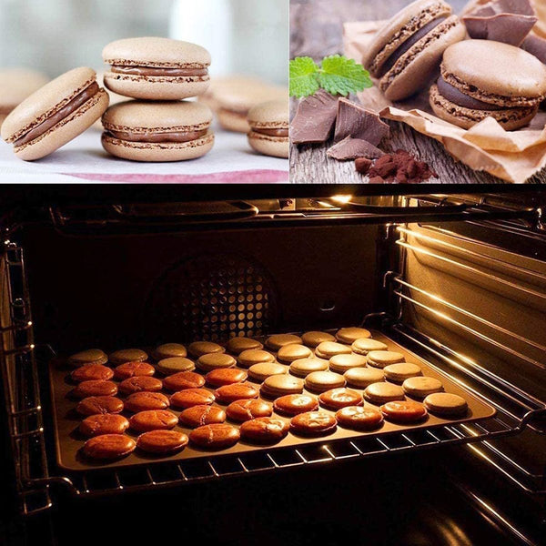 (30孔) 馬卡龍矽膠墊 馬卡龍墊 Silicone Macaron mat Baking MatsNon-Stick Silicon Liner Macaron/Pastry/Cookie/Bun Making