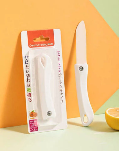 水果刀 生果刀 水果折疊陶瓷刀 Fruit knife small,New Foldable Fruit Knife ,paring knife