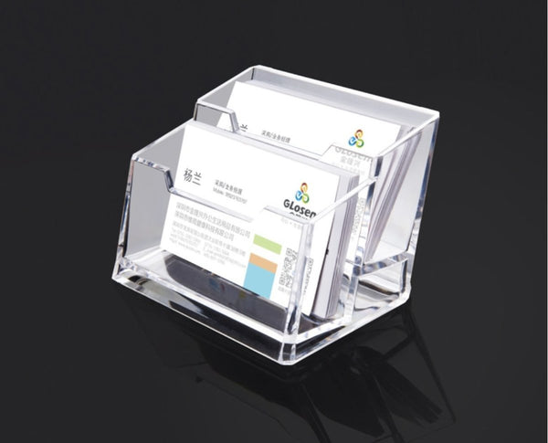 辦公室卡片座 卡片座 （雙層/三層可選）  Business Card Holder for Desk Office Business Card Stand Collection Organizer for Name Card