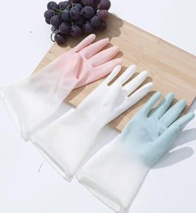 漸變色防水乳膠手套 Household Cleaning Gloves