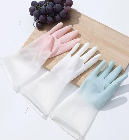 漸變色防水乳膠手套 Household Cleaning Gloves