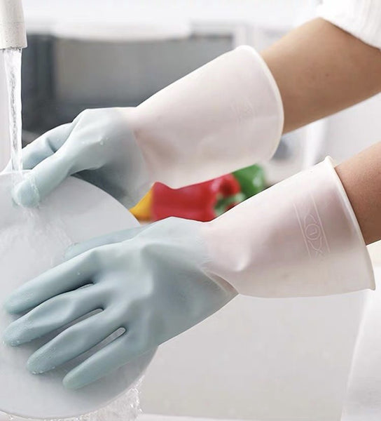 漸變色防水乳膠手套 Household Cleaning Gloves