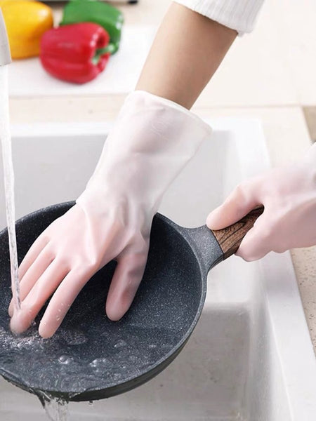 漸變色防水乳膠手套 Household Cleaning Gloves