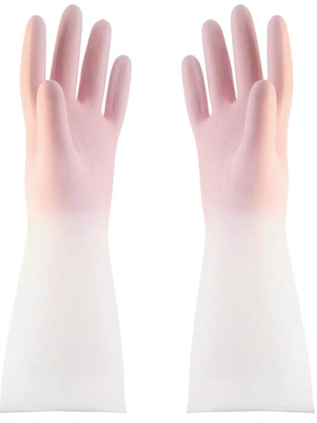 漸變色防水乳膠手套 Household Cleaning Gloves