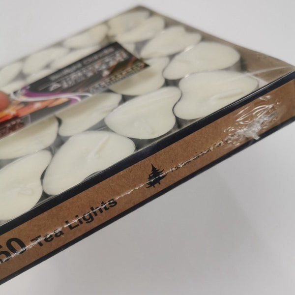 [50個] 心型蠟燭 茶蠟 小蠟燭 節日裝飾 [50pcs] Heart Shaped Unscented Tea Lights Candles