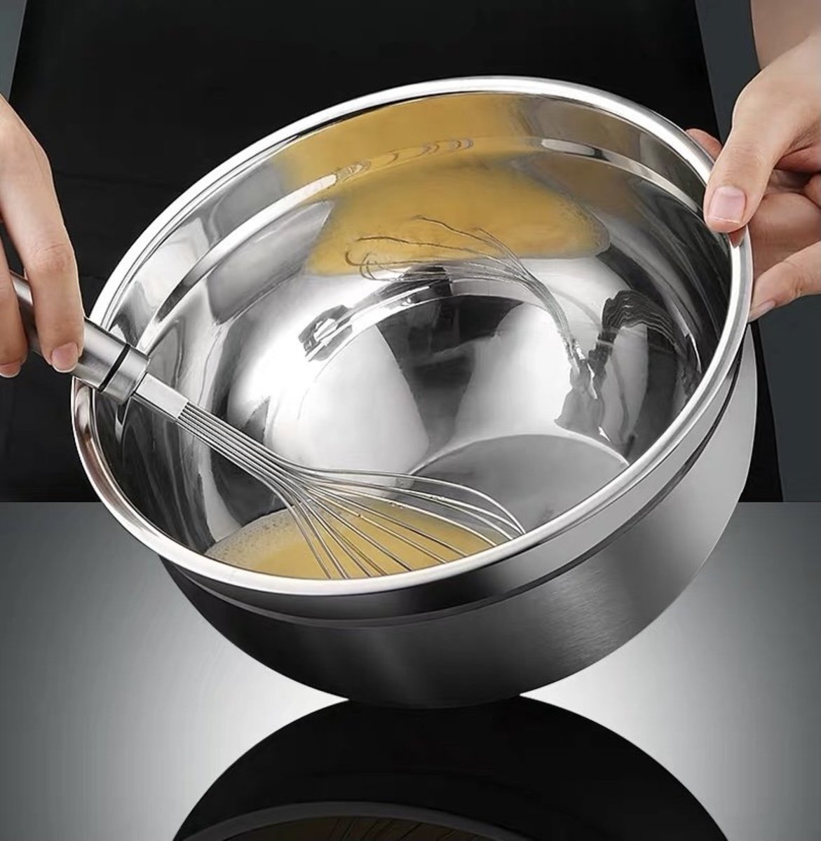 (8寸) 不銹鋼打蛋碗 Stainless Steel Mixing Bowl