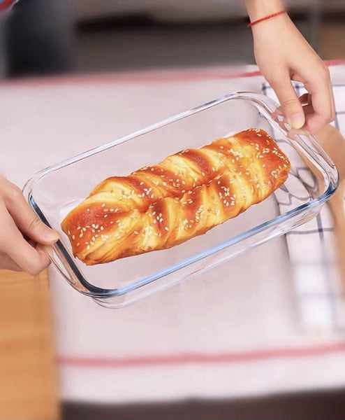 耐熱強化長方玻璃烤盤 Rectangular Glass Bakeware