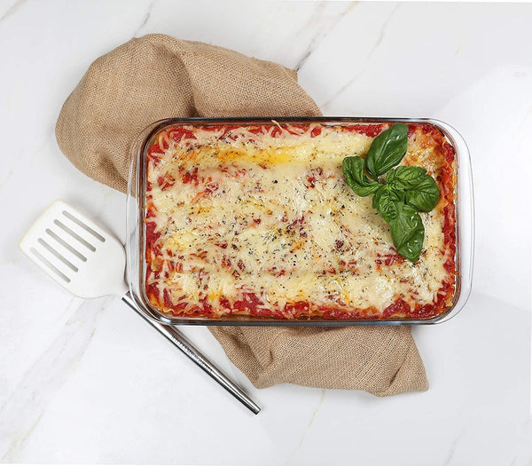 耐熱強化長方玻璃烤盤 Rectangular Glass Bakeware