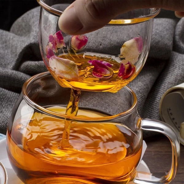 【3件裝】平頭蓋耐熱玻璃泡茶壺 Glass Pitcher with Lid