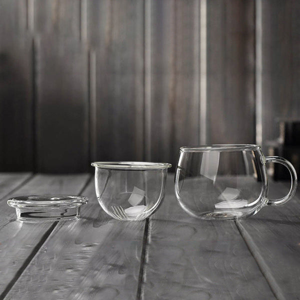 【3件裝】平頭蓋耐熱玻璃泡茶壺 Glass Pitcher with Lid