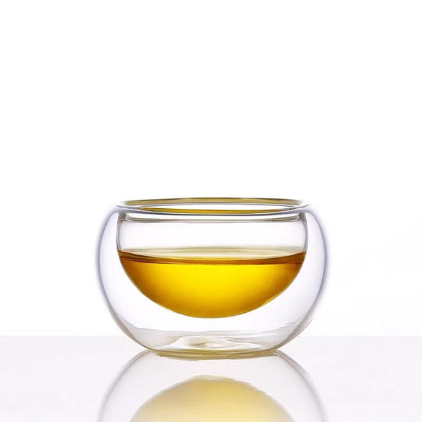 隔熱雙層玻璃小茶杯 Double Wall Glass Tea Cups