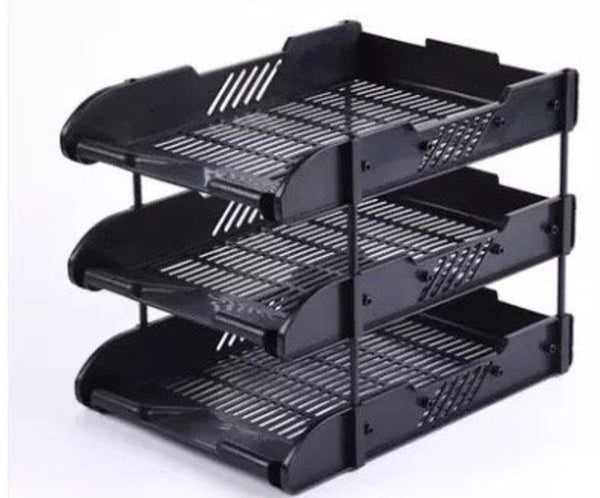 多層文件收納架 (固定式) 3-Tier Document Tray Letter Trays