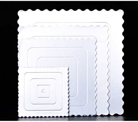 加厚底卡板 蛋糕墊 (6") Square Cake Board Cardboard Base (6")