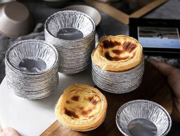 (20個裝)錫紙蛋撻模具 （20 pcs）Aluminum Foil Tart, Pie Tins Pans, Disposable Pans for Baking