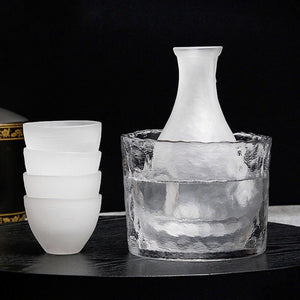 【溫酒器加一壺四杯】 日式 清酒壺連杯套裝 (6pcs) Sake galsses Whisky glasses decanter wine warmer