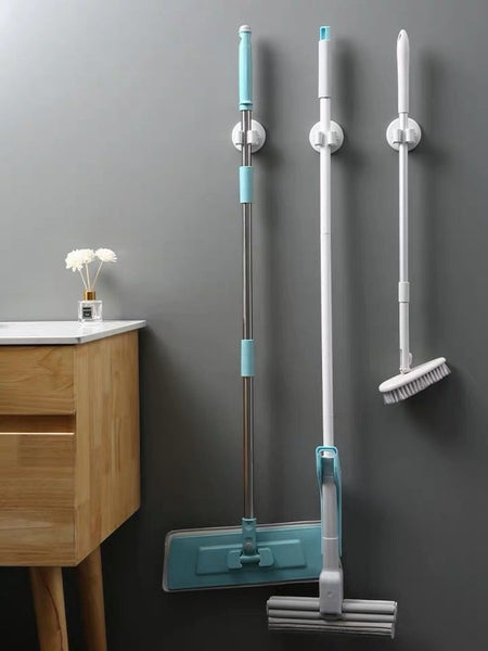 3個裝 | 免鑽牆粘貼式拖把夾扣 [3pcs]  DRILLING-FREE Mop Gripper